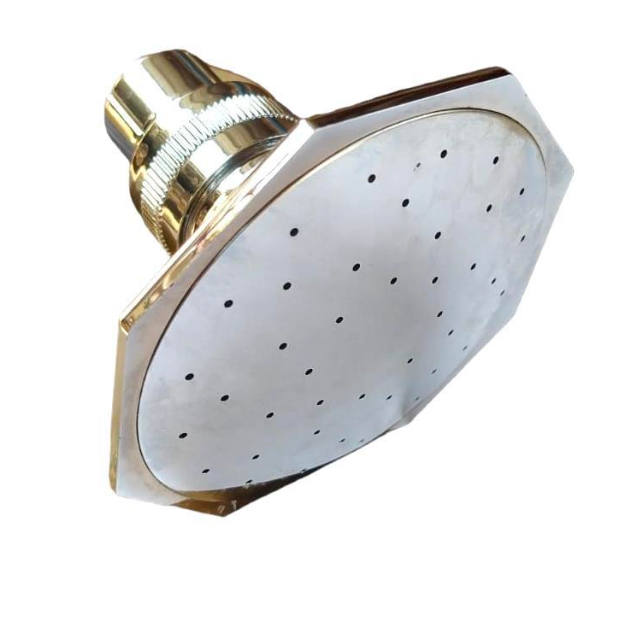 CABEZA DUCHA METÁLICA HEXAGONAL