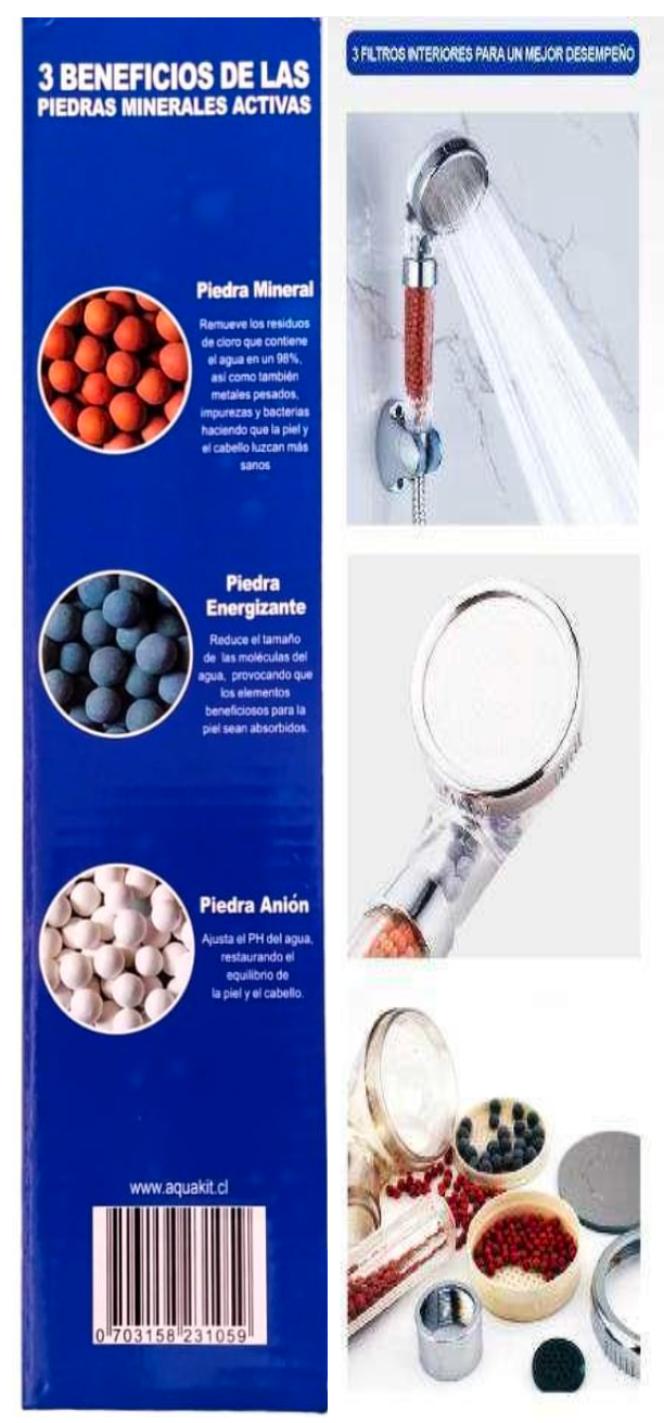 MANGO DUCHA SPA FILTRADOR PLUS Ø12CM