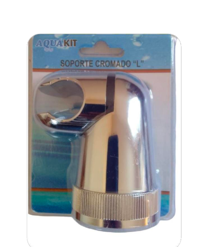 SOPORTE CROMADO MÓVIL L (BLISTER)