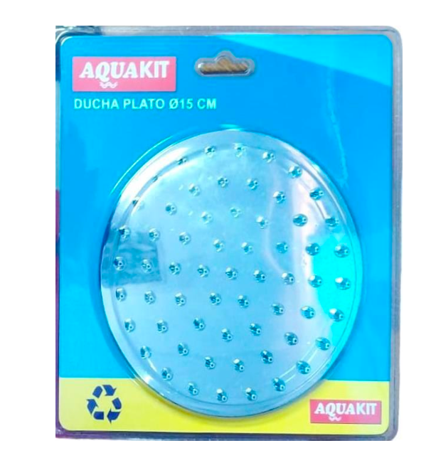 DUCHA PLATO AQUAKIT BLISTER Ø15CM