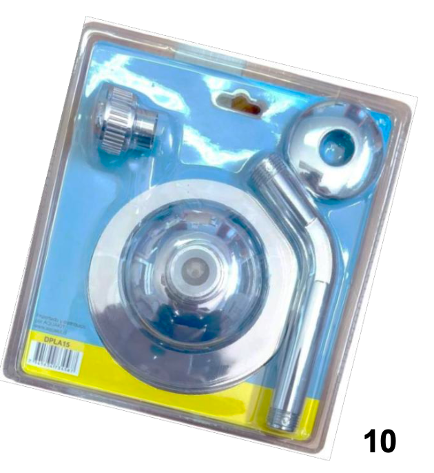 DUCHA PLATO AQUAKIT BLISTER Ø15CM