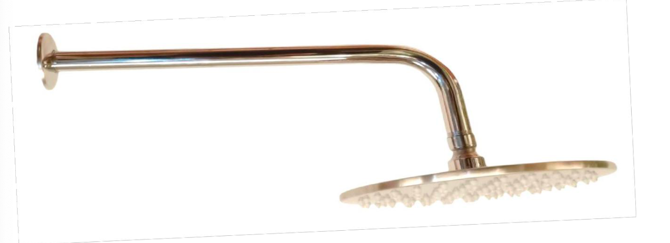 DUCHA FIJA METALICA Ø20 CM BRAZO 40 CM (CAJA)