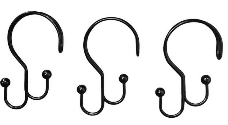 SET 12 ARGOLLAS ACERO NEGRAS REFORZADAS