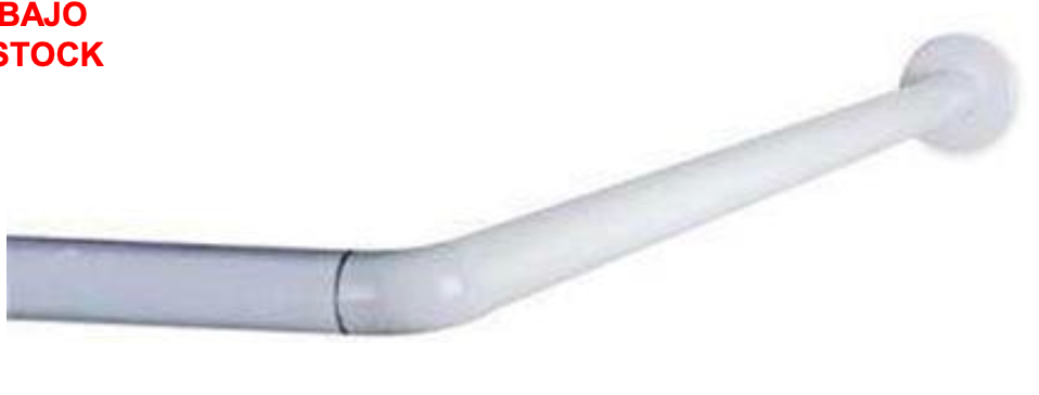 TUBO DE DUCHA ESQUINERO (100 X 100) CM