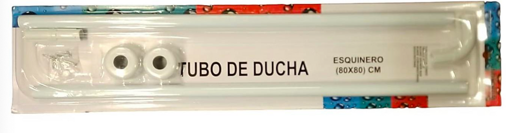 TUBO DE DUCHA ESQUINERO (100 X 100) CM