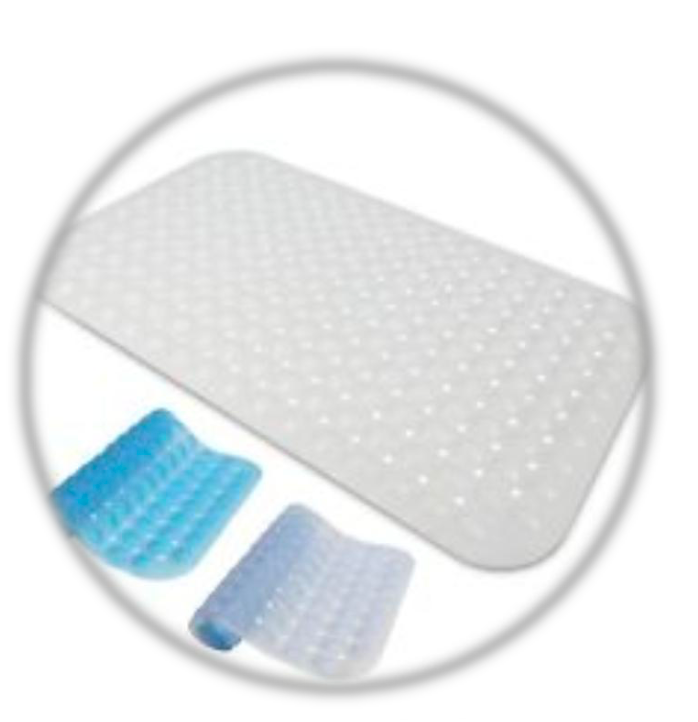 PISO DE GOMA ANTIDESLIZANTE LARGO (70 X 38 CM)