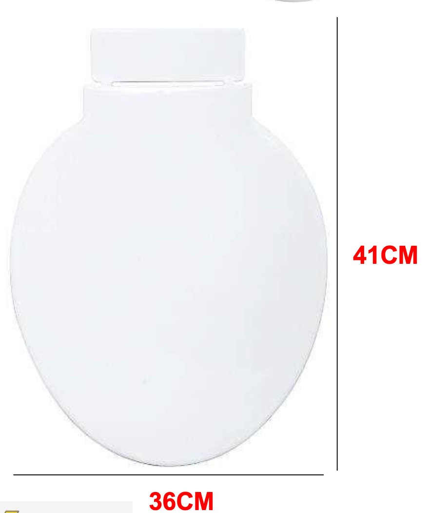 ASIENTO TAPA W.C. UNIVERSAL EN CAJA AZUL